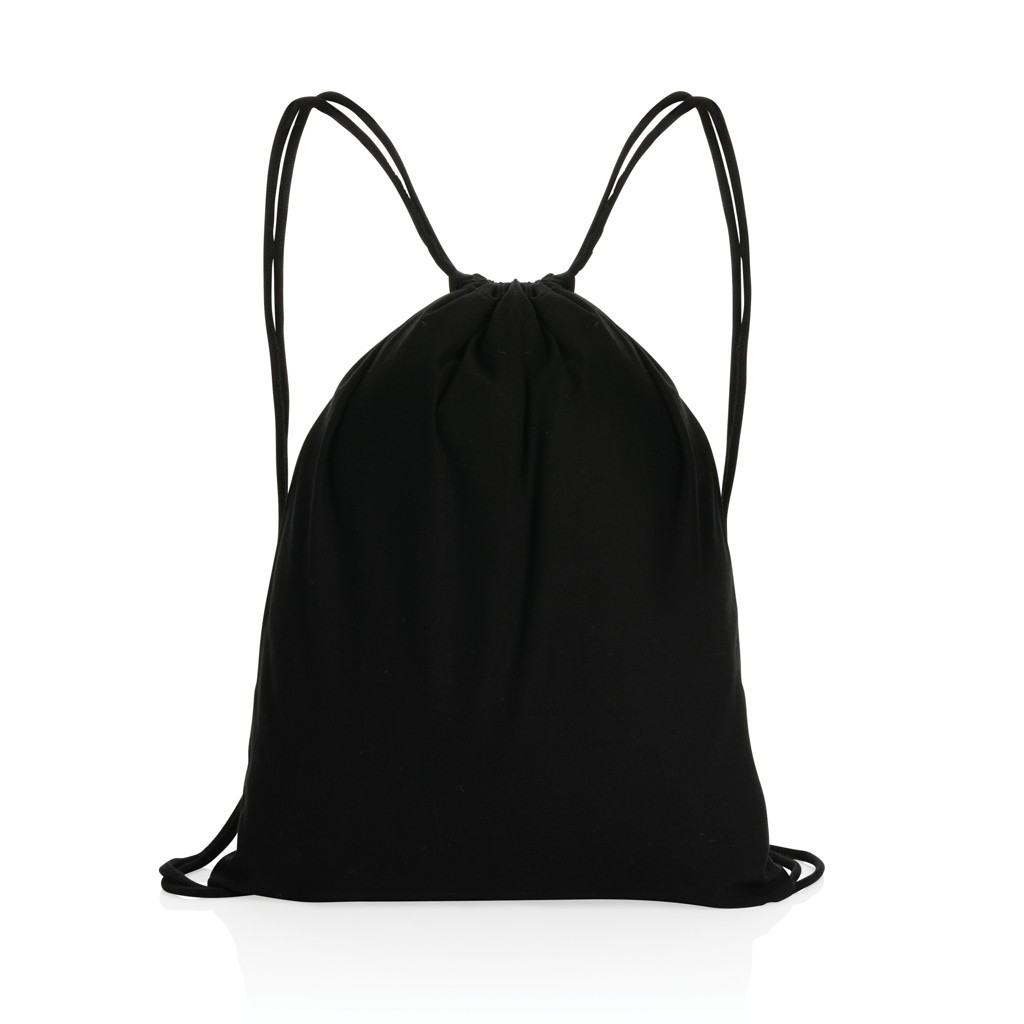 Mochila con cordón de algodón reciclado